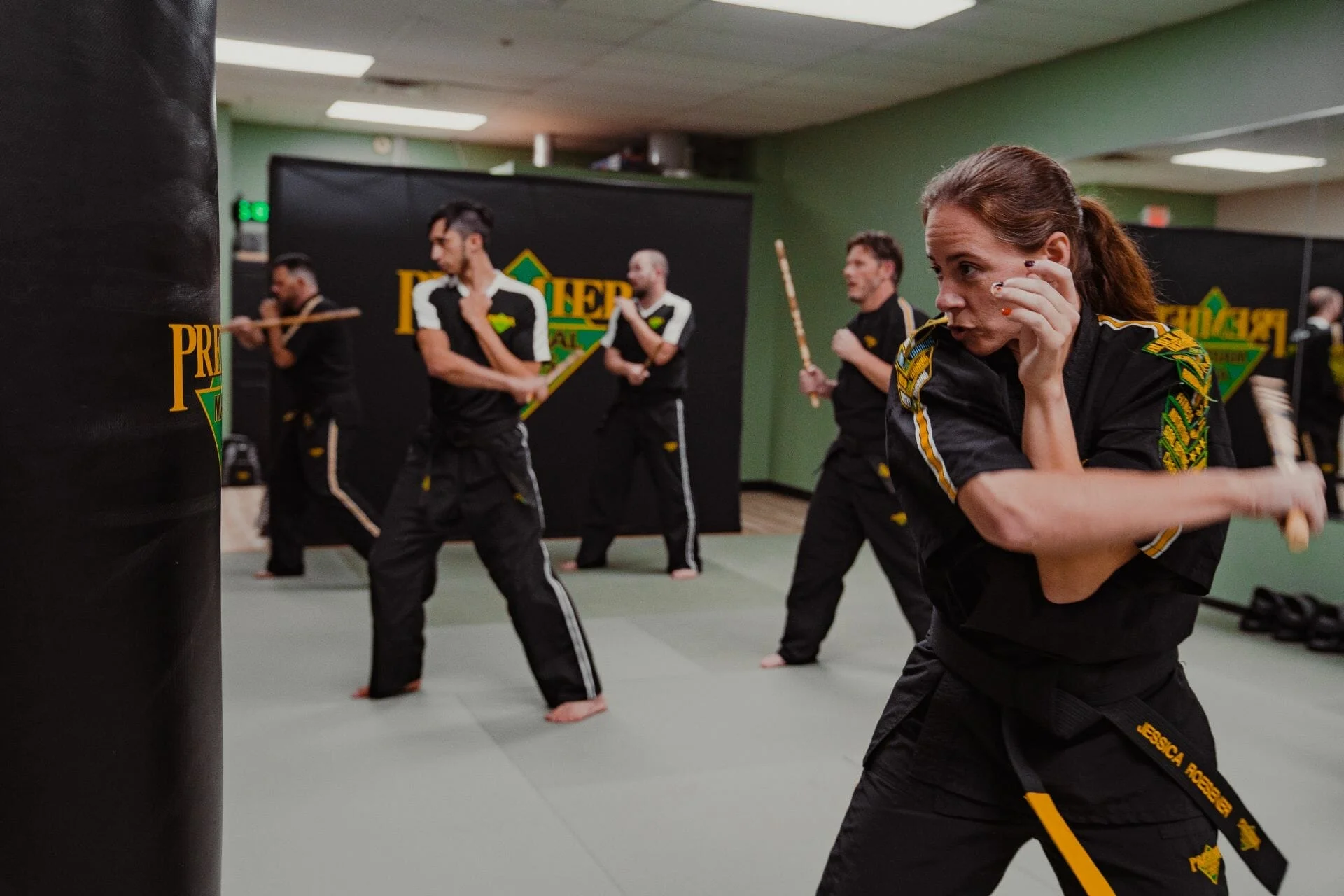 Adults at Premier Martial Arts Fishhawk